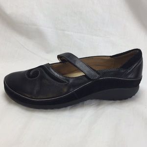 Naot Matai Black Mary Jane Strap Shoes Women’s 38